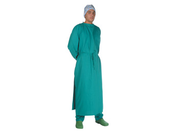 SURGERY ROOM COAT - green cotton - size 52-56