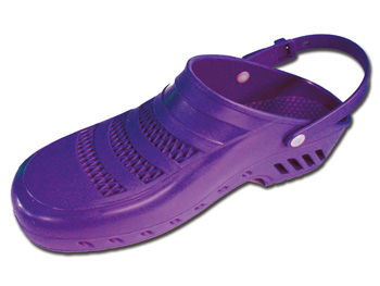 GIMA CLOGS - with pores and straps - 42 - violet