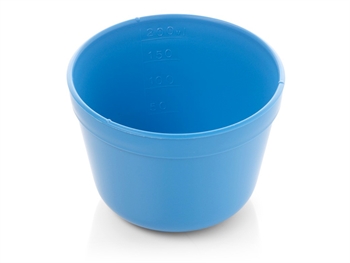 GALLIPOT/LOTION BOWL 80 mm - plastic - graduated 200 ml