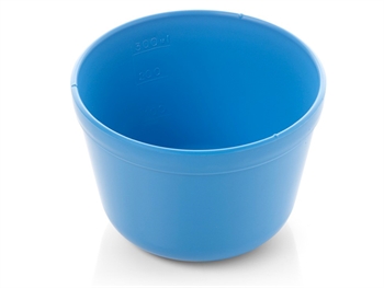 GALLIPOT/LOTION BOWL 100 mm - plastic - graduated 300 ml