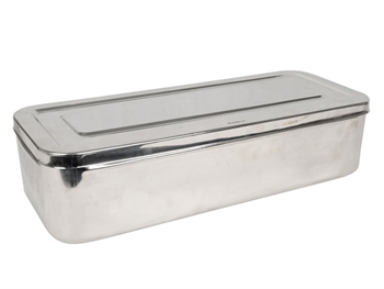 STAINLESS STEEL BOX - 50x20x10 cm