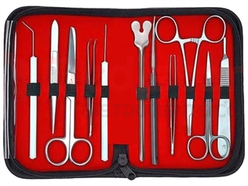 S/S AISI 410 STUDENT DISSECTION KIT - 11 pieces