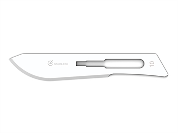 GIMA STAINLESS STEEL BLADES N. 10 - sterile