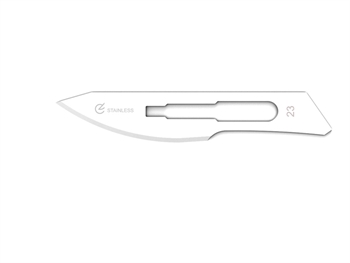 GIMA STAINLESS STEEL BLADES N. 23 - sterile