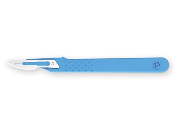 GIMA STD DISPOSABLE SCALPELS N. 23 - sterile