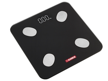 GIMAFIT BODY FAT SCALE with Bluetooth - black