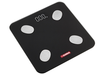 GIMAFIT BODY FAT SCALE with GimaAPP and Bluetooth - black