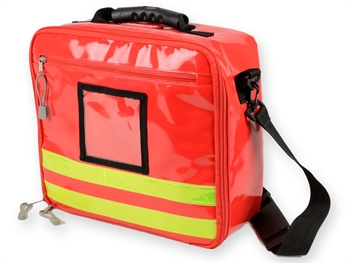 CUBO BAG PVC coated - red