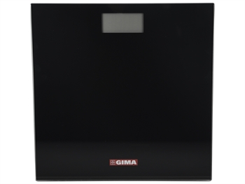 GLASS DIGITAL SCALE - black