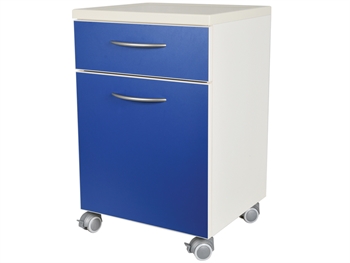 BEDSIDE TABLE WITH DRAWER - blue