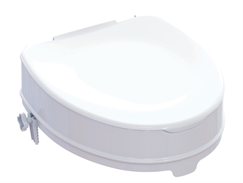 RAISED TOILET SEAT with fixing system - height 10 cm