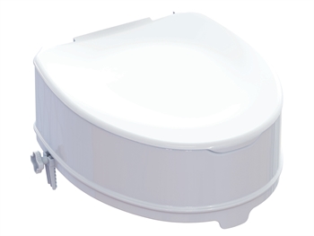 RAISED TOILET SEAT with fixing system - height 15 cm