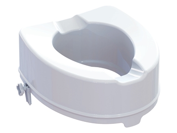 RAISED TOILET SEAT with fixing system - height 15 cm