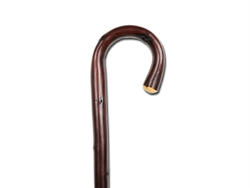 CROOK WOODEN STICK - chestnut