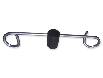 STAINLESS STEEL SUPPORT - 2 hooks