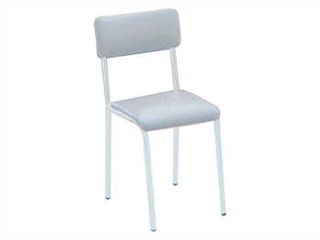 CHAIR - padded seat - grey
