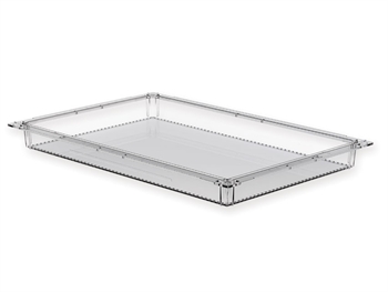 TRANSPARENT PLASTIC ISO DRAWER 600x400x50 mm - closed