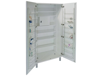 SHELL MEDICINE CABINET - white