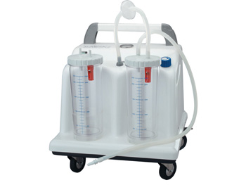 TOBI CLINIC SUCTION ASPIRATOR with 2x4 l jars