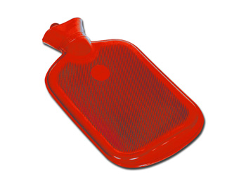 HOT WATER BOTTLE - red