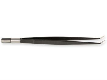 EU NON-STICK STRAIGHT FORCEPS 20 cm - angled 1 mm point