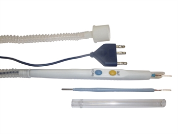 HANDLE WITH SMOKE EVACUATOR SYSTEM - single use - sterile