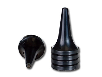 EAR SPECULUM diam. 2.5 mm for Heine/Kawe - disposable - black