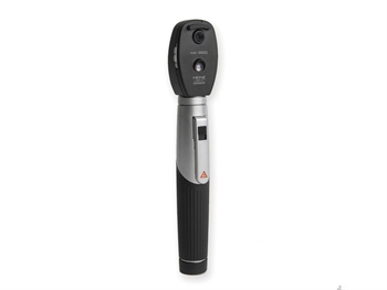 HEINE MINI 3000 F.O. OPHTHALMOSCOPE - rechargeable handle - black