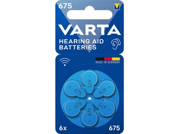 VARTA HEARING AID BATTERIES - 675