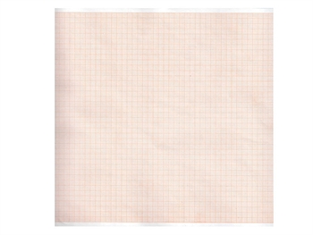 ECG thermal paper 210x30 mm x m roll - orange grid