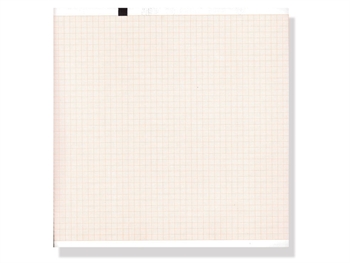 ECG thermal paper 210x280 mm x200s pack - orange grid