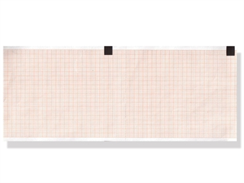 ECG thermal paper 110x140 mm x143s pack - orange grid