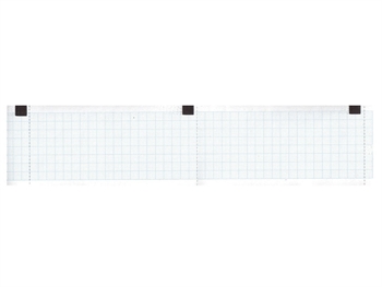 ECG thermal paper 50x30 mm x m roll - blue grid
