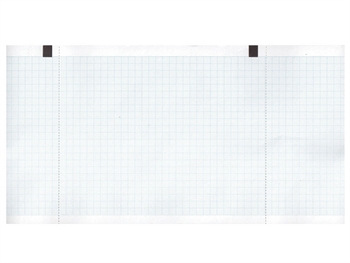 ECG thermal paper 130x27 mm x m roll - blue grid