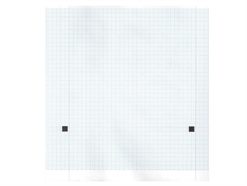 ECG thermal paper 210x20 mm x m roll - blue grid