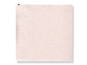 ECG thermal paper 210x280mm x200s pack - orange grid