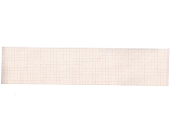 ECG thermal paper 58x25 mm x m roll - orange grid