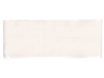 ECG thermal paper 108x23 mm x m roll - orange grid