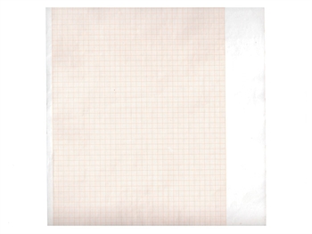 ECG thermal paper 210x20 mm x m roll - orange grid