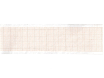 ECG thermal paper 63x30 mm x m roll - orange grid