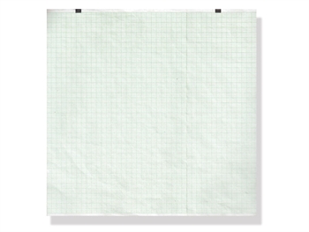 ECG thermal paper 210x140mm x250s pack - green grid