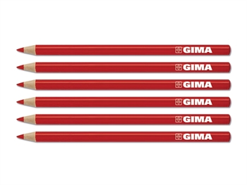 GIMA DERMATOGRAPH PENCILS - red