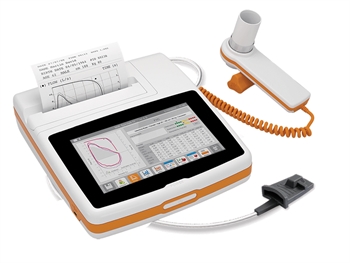 SPIROLAB COLOUR SPIROMETER with 7" touchscreen,SpO2,printer,software