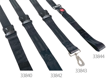 SAFETY BELT B9 - polyester black - metal buckle available june 2024