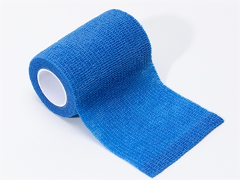 COHESIVE NON WOVEN ELASTIC BANDAGE 4.5 m x 7.5 cm - blue