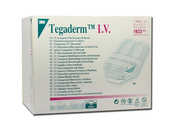 TEGADERM 3M I.V. FIXING STRIPS 7x8.5 cm