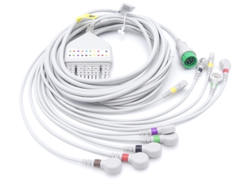 ECG CABLE 10 leads for monitor K12 - spare for 35308, 35332
