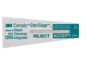 3M COMPLY STERIGAGE STEAM CHEMICAL INTEGRATOR 1243A