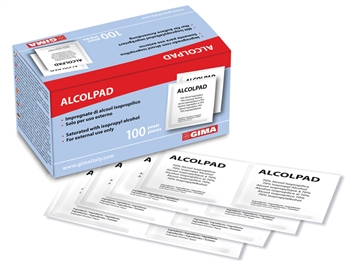 ALCOMED ALCOHOL PADS - box of 100