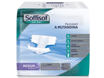 SOFFISOF AIR DRY INCONTINENCE PAD - heavy incontinence - medium